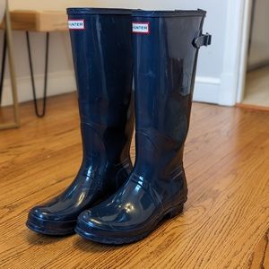 Hunter Adjustable Tall Gloss Rain Boots